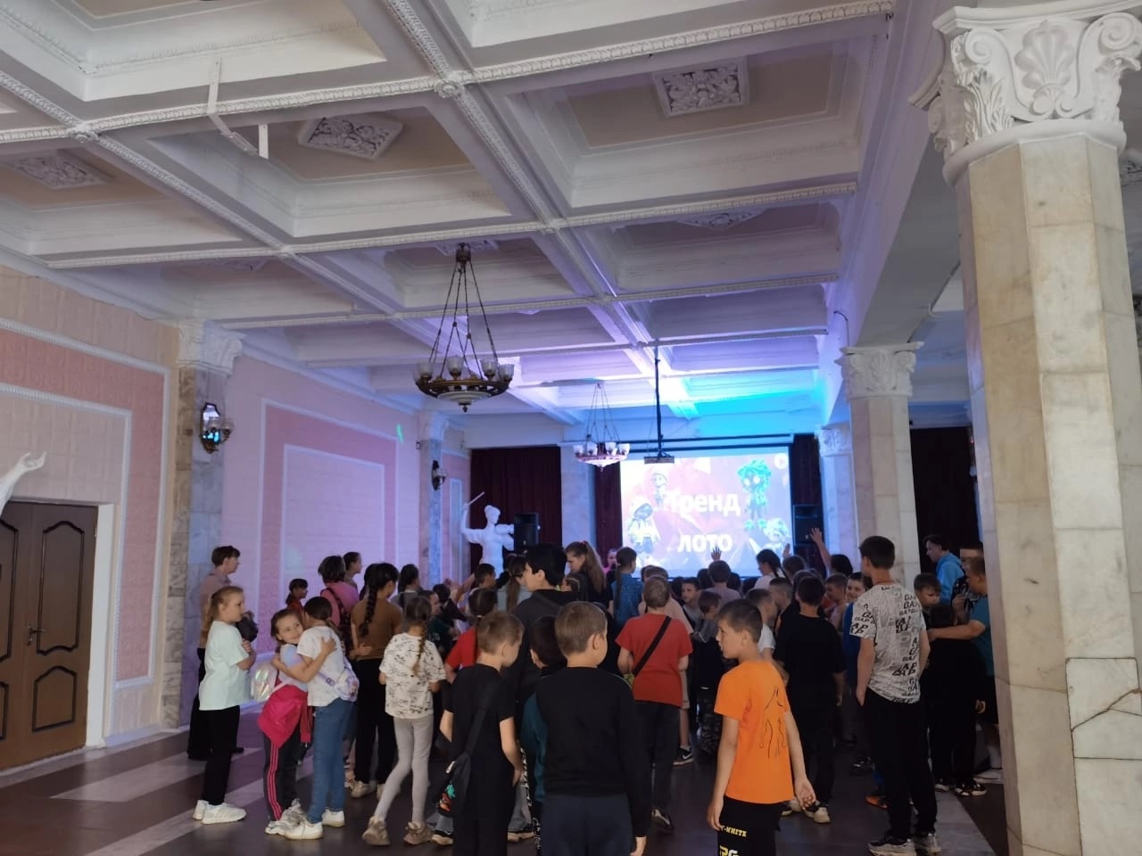 Игровая программа в Доме культуры.